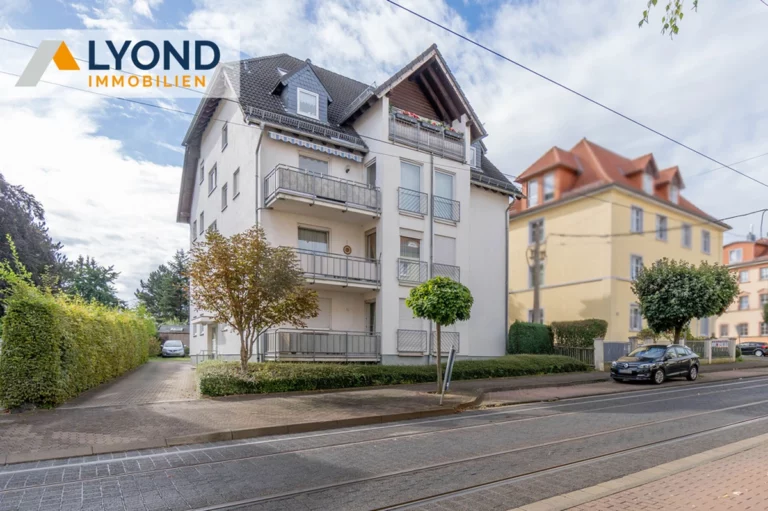 Lichtdurchflutete 2-Zimmer-Wohnung mit Balkon in gepflegtem Wohnhaus – attraktive Kapitalanlage in Gotha