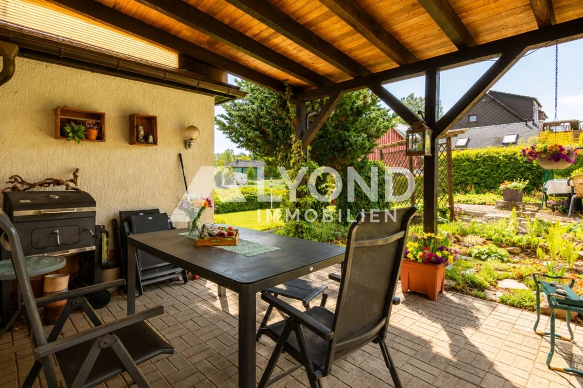 Überdachte Terrasse