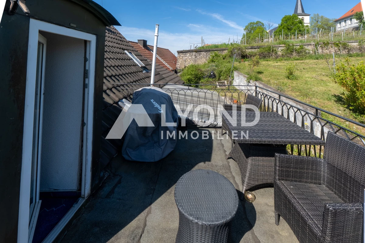 Terrasse mit Main Blick